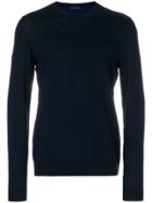 Closed Striped Knit Jumper - Green