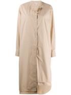 Loewe Belted Oversized Dress - Neutrals