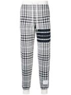 Thom Browne 4-bar Shadow Prince Of Wales Sweatpant - Blue