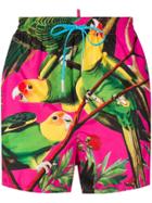 Dsquared2 Jungle Print Swim Shorts - Pink