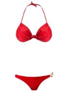 Adriana Degreas Triangle Bikini Set, Women's, Size: Medium, Red, Polyamide/spandex/elastane