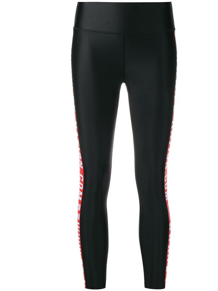 P.e Nation Domain Side Logo Leggings - Black