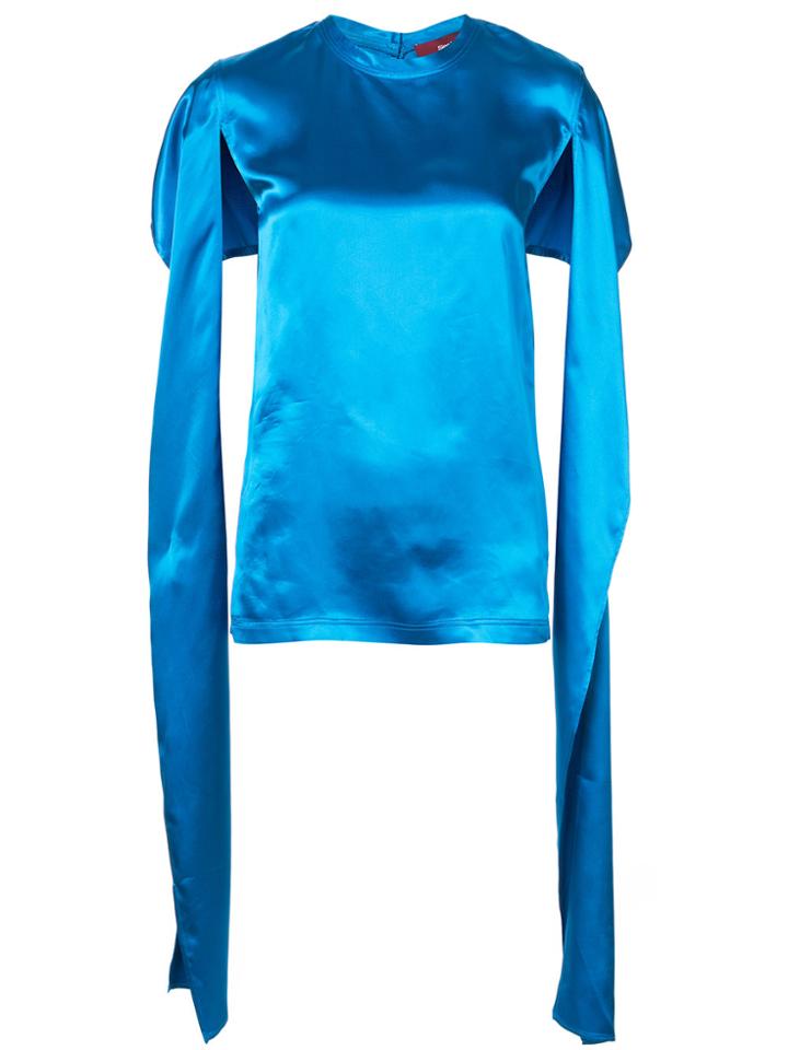 Sies Marjan Oversized Open Sleeve Top - Blue