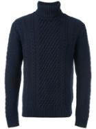 Edwin 'united' Jumper, Men's, Size: Small, Blue, Cotton/acrylic/polyamide/other Fibers