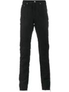 John Lawrence Sullivan Distressed Jeans, Men's, Size: 34, Black, Cotton