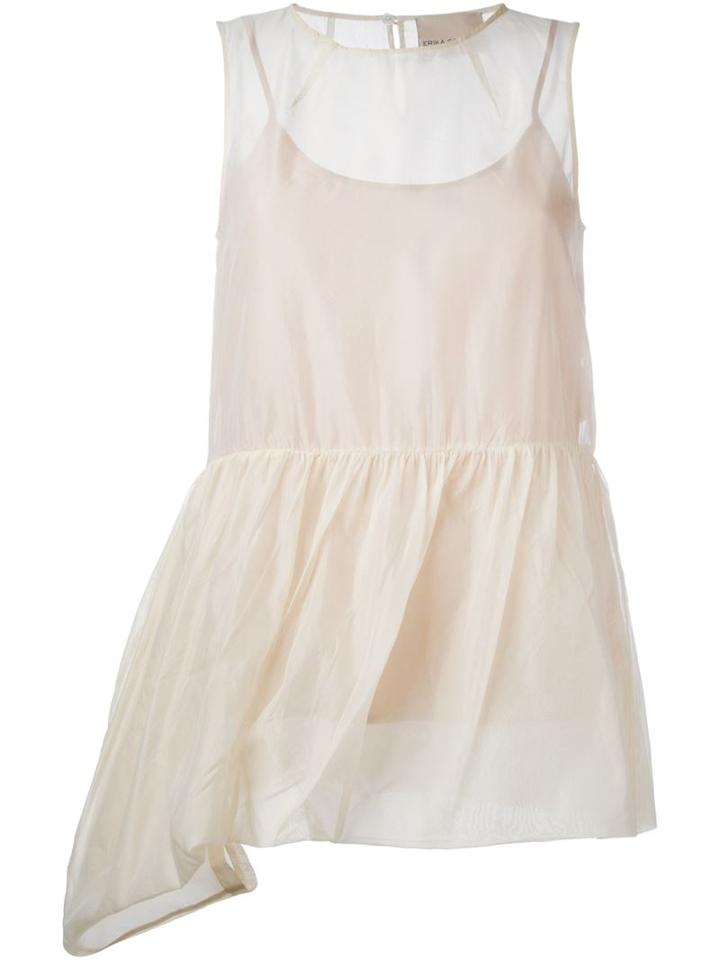 Erika Cavallini 'darby' Tank, Women's, Size: 42, Nude/neutrals, Acetate/polyester