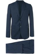 Armani Collezioni Two-piece Suit, Men's, Size: 48, Blue, Virgin Wool/acetate/viscose