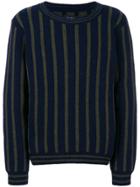 Howlin' Striped Knitted Sweater - Blue