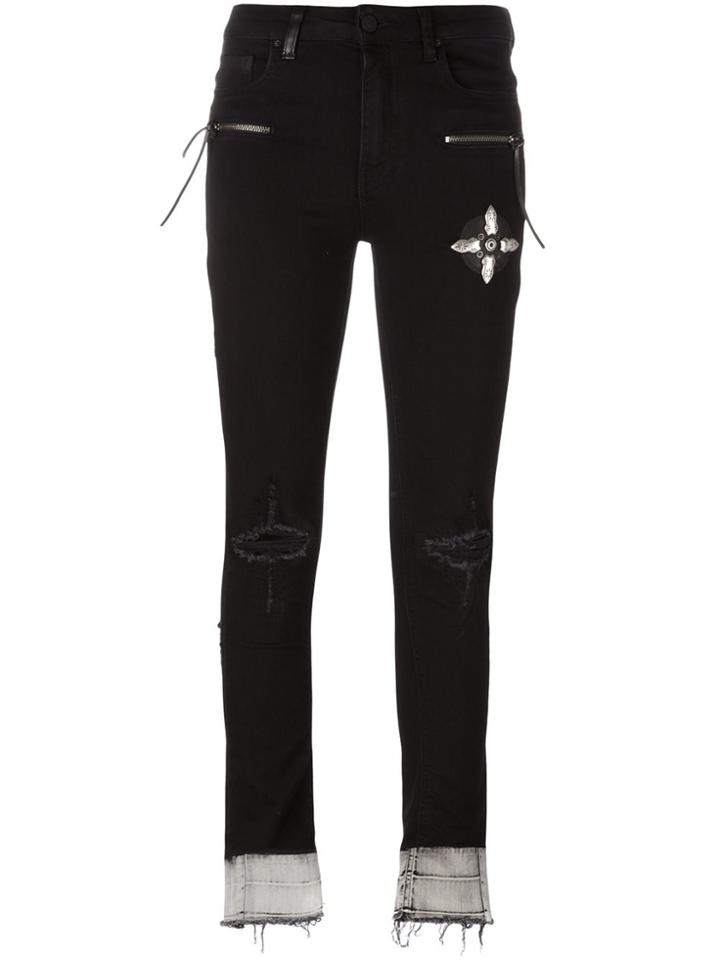 Marcelo Burlon County Of Milan 'keira' Jeans - Black