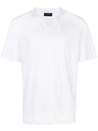Joseph V Neck Mercerized Jersey T-shirt - White