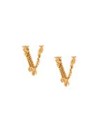 Versace Virtus Studs - Gold
