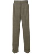H Beauty & Youth Tailored Check Trousers - Brown