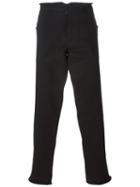 Ma+ Long Straight Leg Trousers, Men's, Size: 54, Black, Cotton