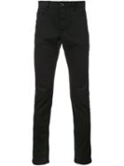 Kazuyuki Kumagai Skinny Trousers, Men's, Size: 3, Black, Cotton/polyester/polyurethane