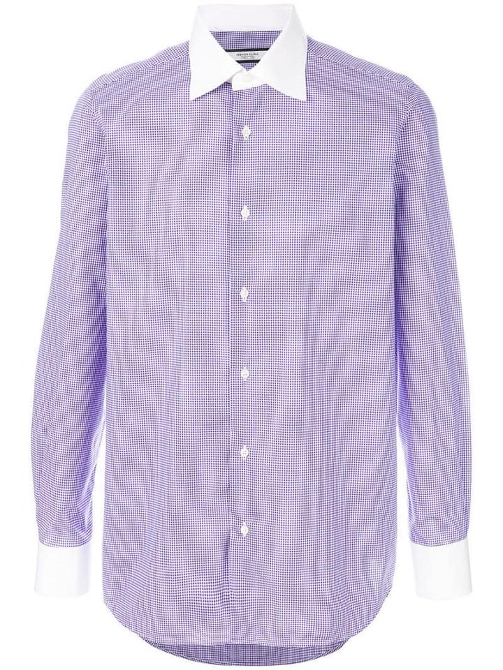 Fashion Clinic Timeless Gingham Check Shirt - Pink