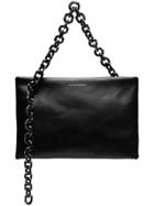 Calvin Klein 205w39nyc Black Skull Chain Leather Clutch Bag