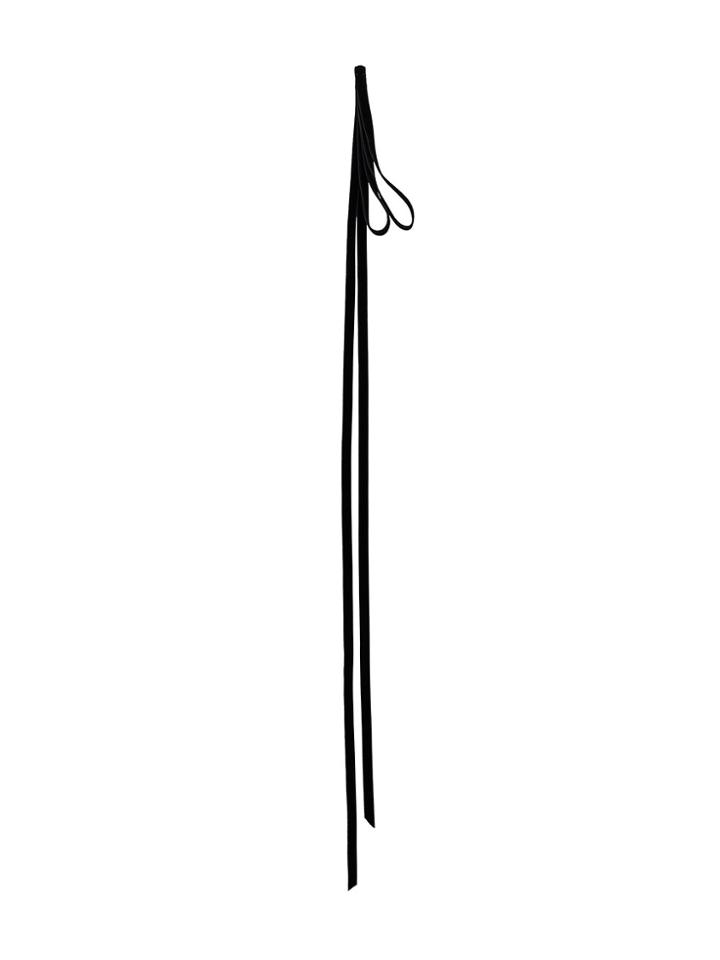 Ann Demeulemeester Blanche Long Bow Pin - Black