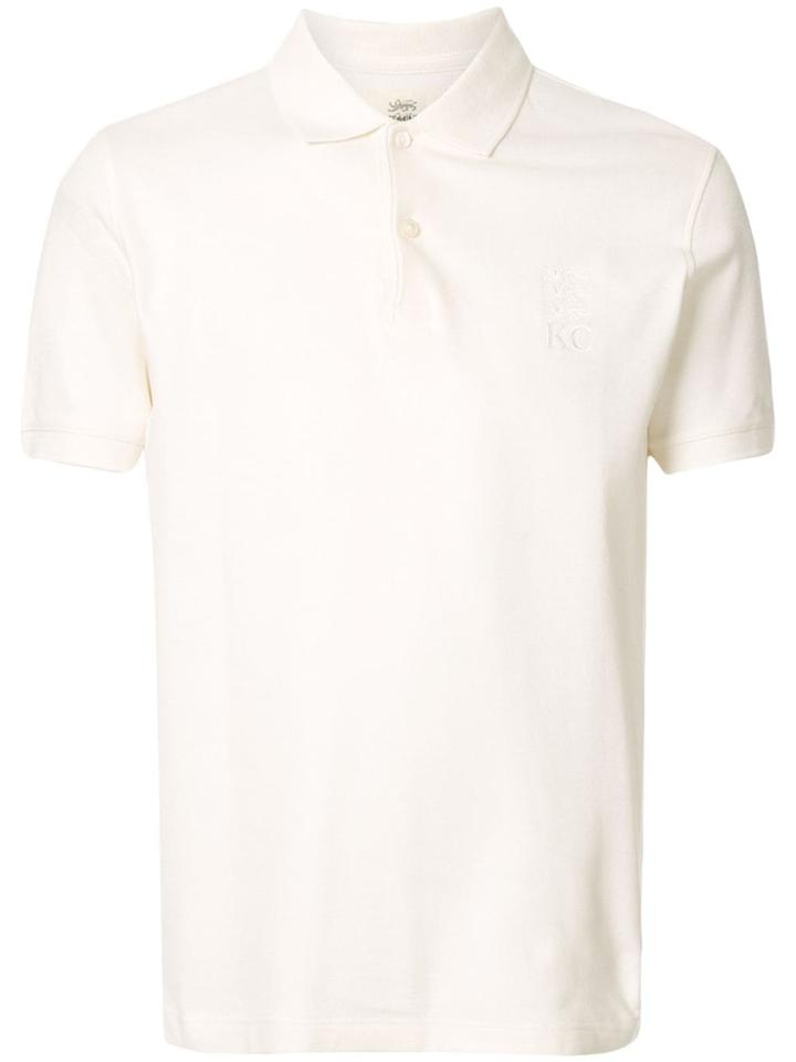 Kent & Curwen Colour Block Polo Shirt - White