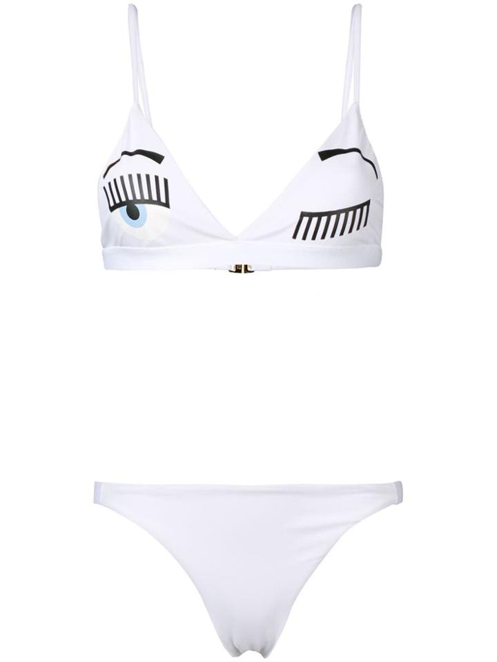 Chiara Ferragni Flirting Bikini - White