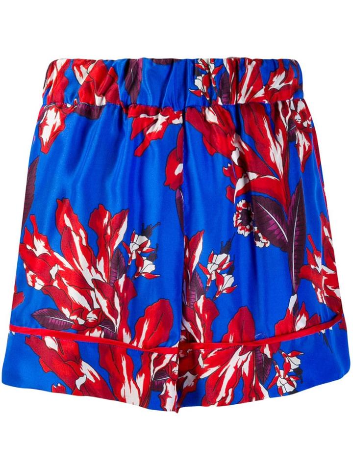 P.a.r.o.s.h. Tropical Shorts - Blue