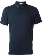 James Perse Classic Polo Shirt, Men's, Size: 4, Blue, Supima Cotton