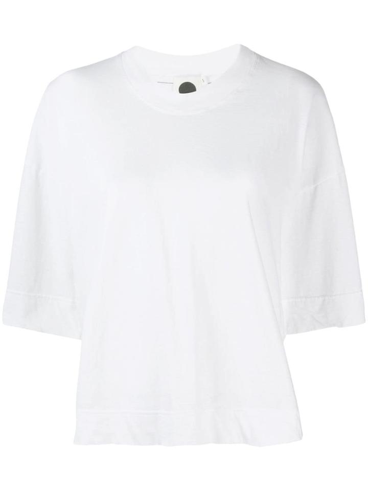 Bassike Dropped Shoulder T-shirt - White