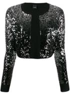 Pinko Sequin Embellished Jacket - Black