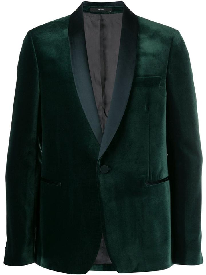 Paul Smith Velvet Blazer - Green