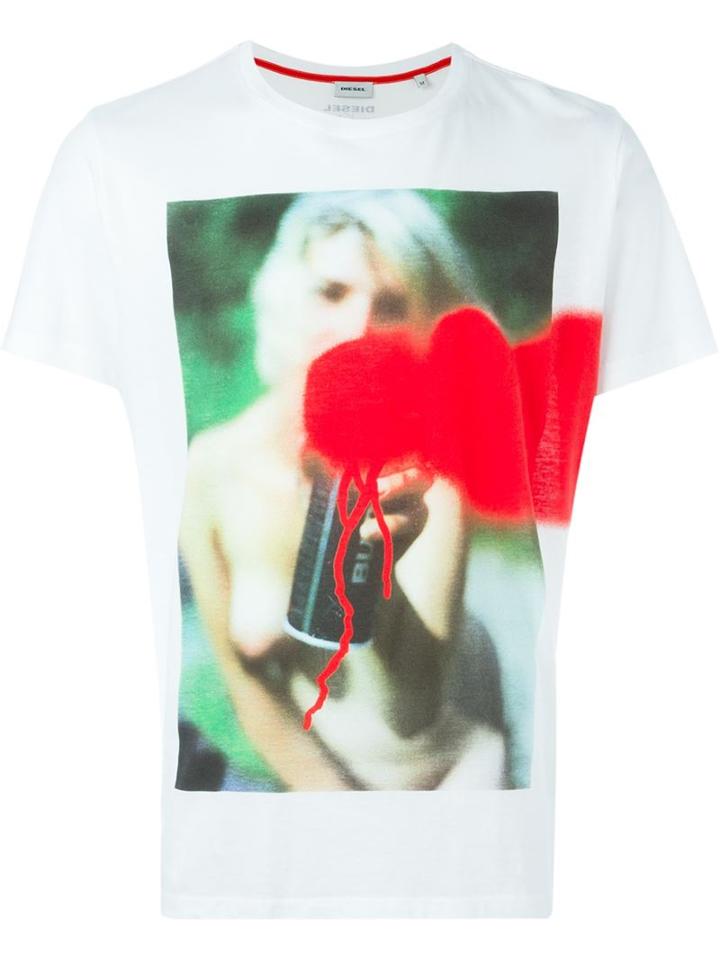 Diesel Colour Spray Effect T-shirt