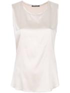 Luisa Cerano Sleeveless Tank Top - White