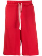 Vivienne Westwood Anglomania Logo Patch Track Shorts - Red