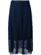 Essentiel Antwerp Layered Lace Skirt - Blue