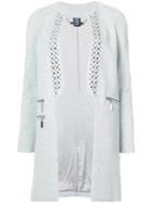 Thomas Wylde Single-breasted Studded Jacket - Grey