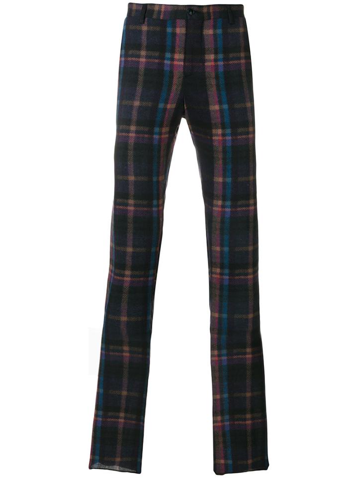 Etro - Checked Pants - Men - Acetate/viscose/wool - 46, Acetate/viscose/wool