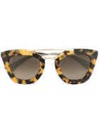 Prada Eyewear Cat Eye Frame Sunglasses