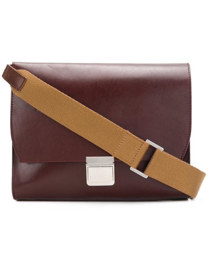 Ally Capellino Hannah Contrast Strap Bag - Red