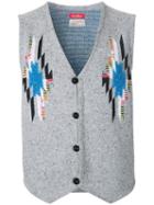 Coohem Chimayo Tweed Vest, Size: 48, Grey, Cotton/acrylic/nylon/wool