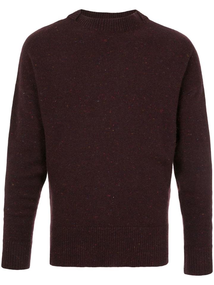 Cerruti 1881 Crew Neck Jumper - Red