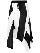 Marques'almeida Knitted Asymmetric Skirt - White