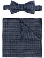 Fefè Bow-tie Pocket Square Set - Blue
