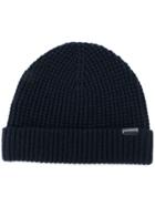 Burberry Ribbed Beanie - Blue