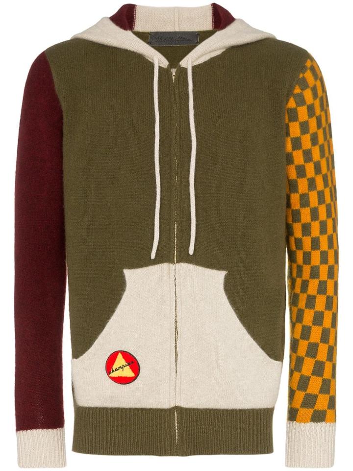 The Elder Statesman Lucky Talisman Cashmere Hoodie - Green