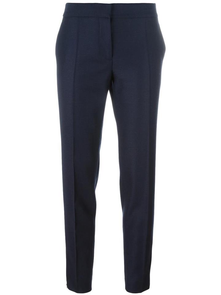 Stella Mccartney Vivian Trousers, Women's, Size: 40, Blue, Wool