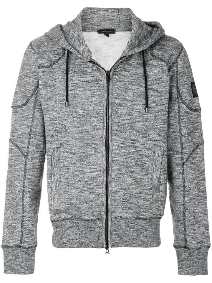 Belstaff Zip Up Hoodie - Black