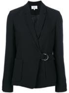 Carven - Structured Belted Jacket - Women - Polyester/acetate/viscose - 38, Black, Polyester/acetate/viscose