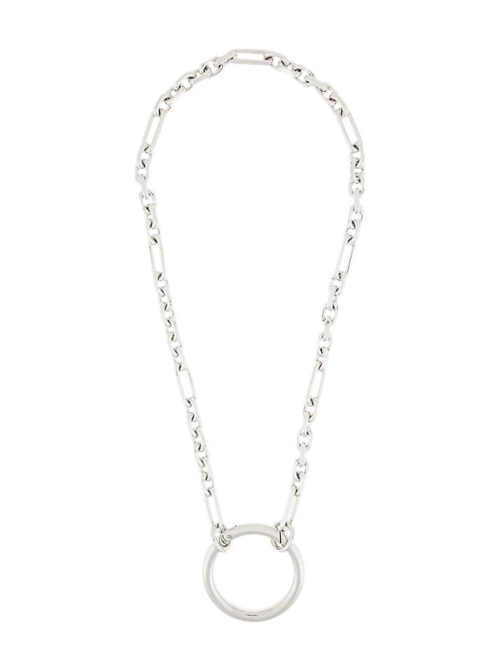 Maison Margiela Ring Chain Necklace - Metallic
