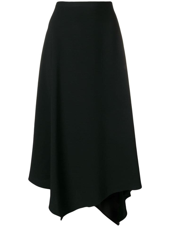 Chalayan Asymmetric Midi Skirt - Black