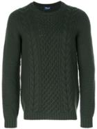 Drumohr Textured Cable Knit Sweater - Green