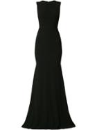Alex Perry Mae Open Back Gown - Black