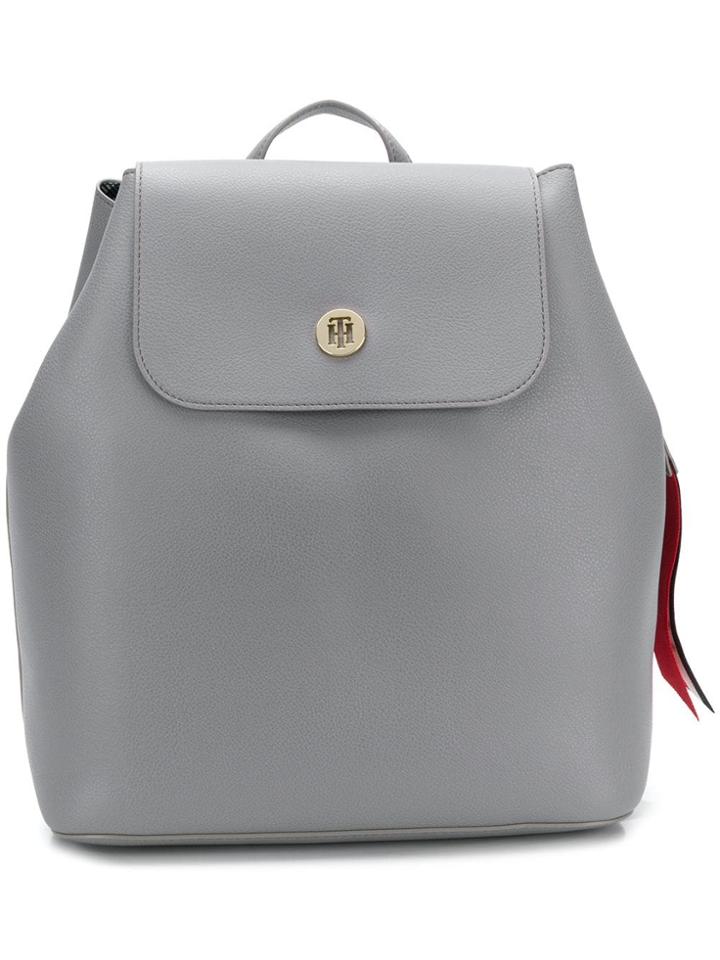 Tommy Hilfiger Keyring Detail Backpack - Grey